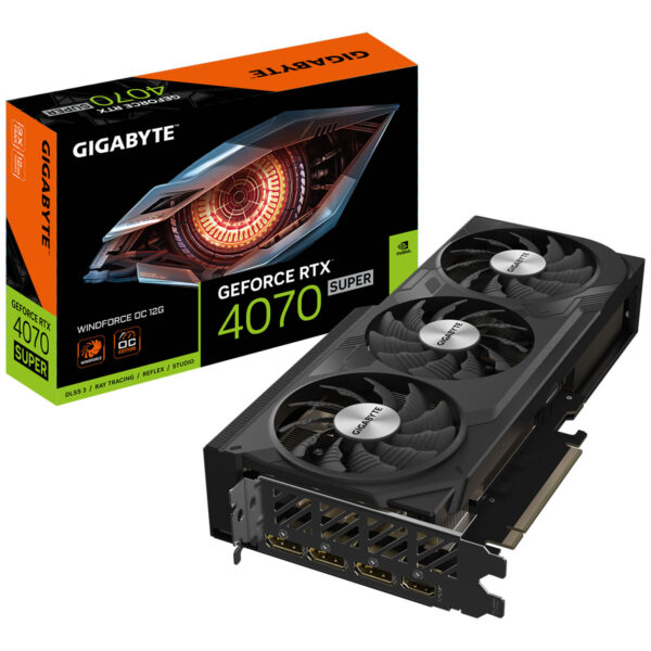 Placa De Video Gigabyte Rtx 4070 Super 12Gb Oc