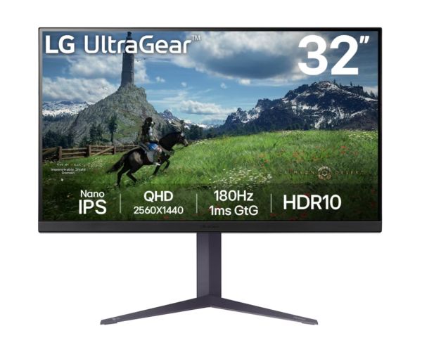 MONITOR LG 32 GAMER 32GS85Q-B NANO IPS QHD 180 Hz (II) (1779)