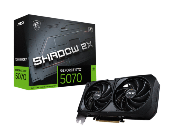 VGA MSI GeForce RTX 5070 SHADOW 2X OC 12G