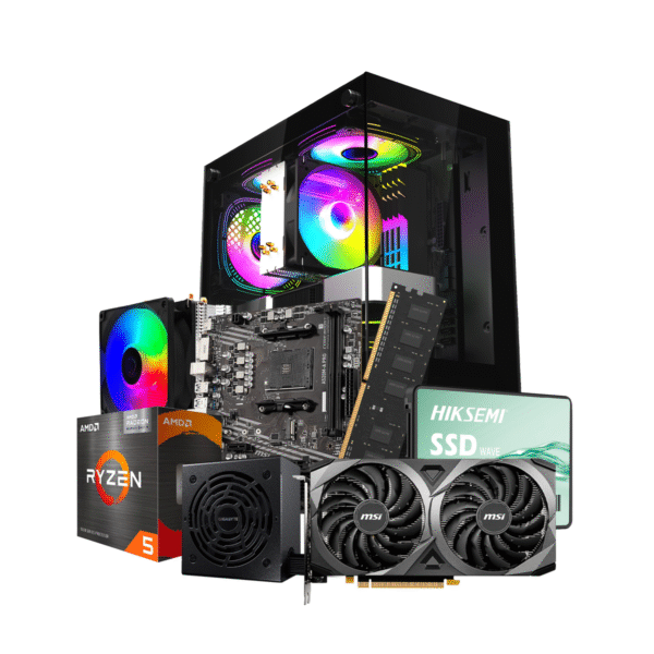 Pc Gamer Raptor AMD Ryzen 5-5500X3D 16G SSD 480Gb RTX 3060 12G PSU 750W 80+ (MSI)