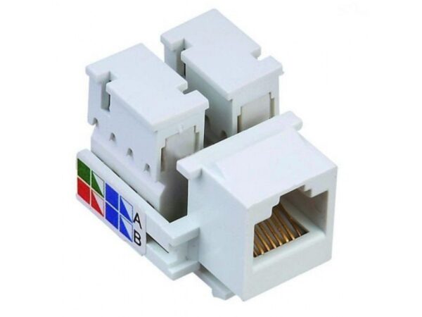 Arwen Jack Rj45 Utp C5 Autocrimp White