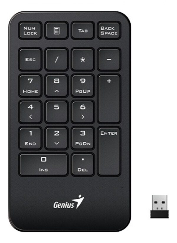 Teclado Numerico Wireless Genius Numpad 1000 Black