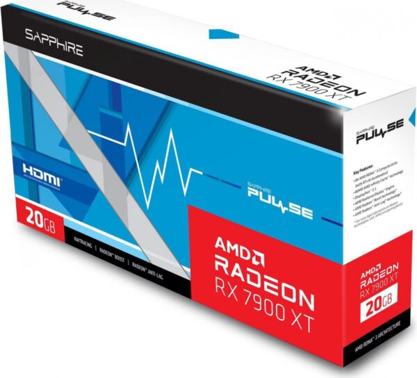 Placa De Video Sapphire Pulse Rx 7900 Xt 20Gb Ddr6