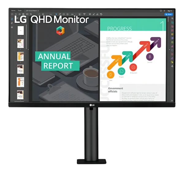 MONITOR LG 27 ERGO 27QN880-B QHD (3120)