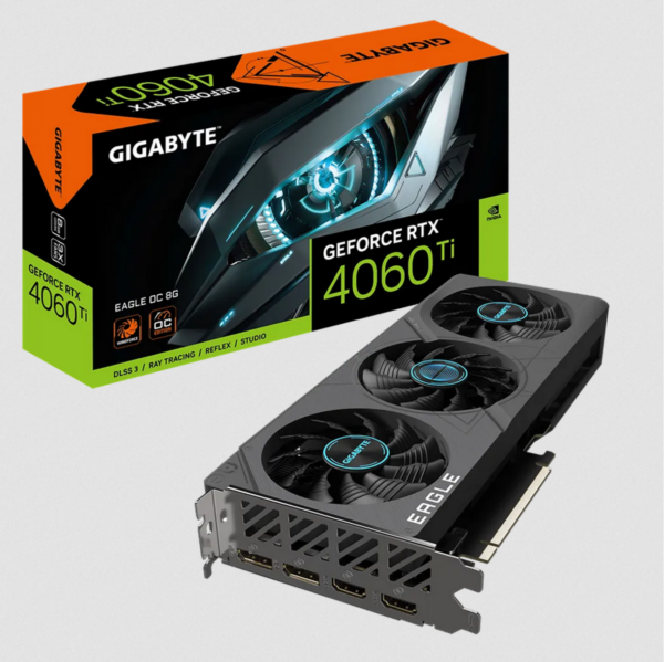 Placa De Video Gigabyte Rtx 4060Ti Eagle Oc 8Gd