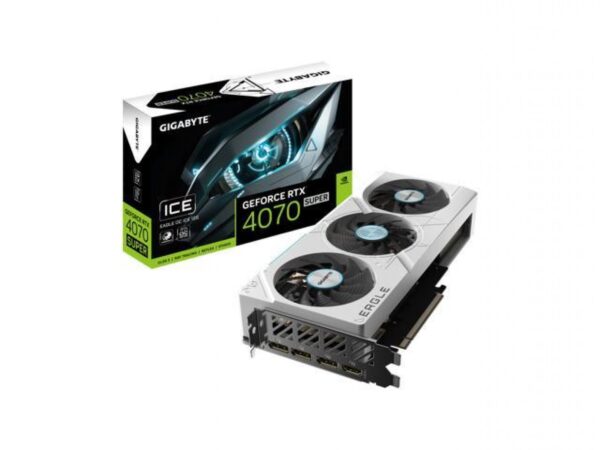 Placa De Video Gigabyte Rtx 4070 Super Eagle Oc Ice 12Gb (White)