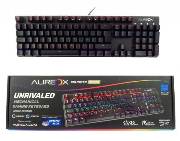 Teclado Mec Aureox Unrivailed Gaming Gk600