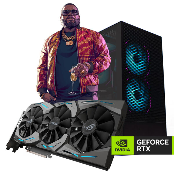 Pc amd Ryzen 7 5700 32Gb DDR4 Rtx 5060 Ssd m2 1TB Wifi