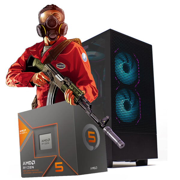 Pc Amd Ryzen 5 8500G 32Gb Ddr5 1Tb M.2 Radeon 740M + IA