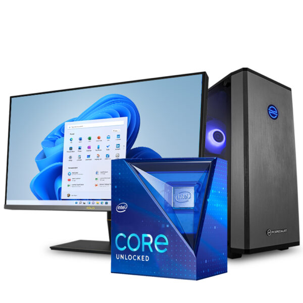PC Raptor Lake Intel I5 14400 32G Ddr5 1Tb M.2 Intel® UHD Graphics 770 + Monitor Led 27"
