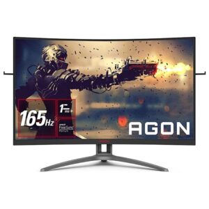 MONITOR GAMER AOC AG323FCXE - LED 315 165 HZ NEGRO CURVO 1920x1080 1 MS - https://compumar.com
