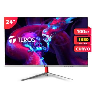 MONITOR LED TEROS TE-2402S 23.8 CURVO - https://compumar.com
