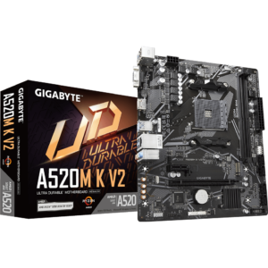 Mother Gigabyte A520M K V2 DDR4 AM4 (Serie 3000/4000/5000) (2771) - https://compumar.com
