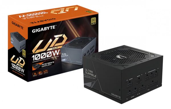 FUENTE GAMER GIGABYTE 1000W PG5 80 PLUS GOLD FULL MODULAR