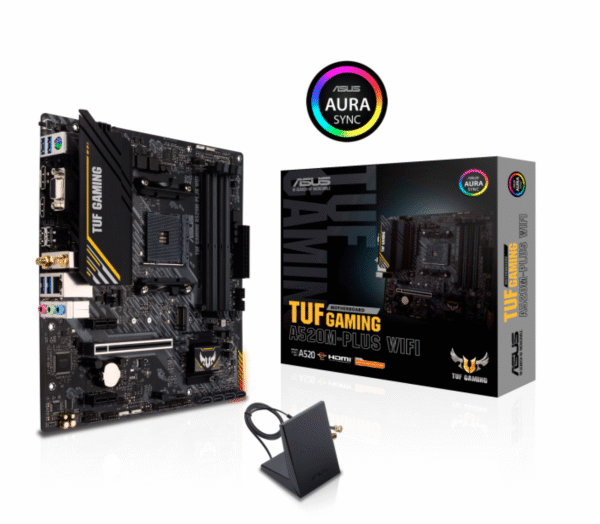 Mother Asus (Am4) Tuf Gaming A520M-Plus Wifi