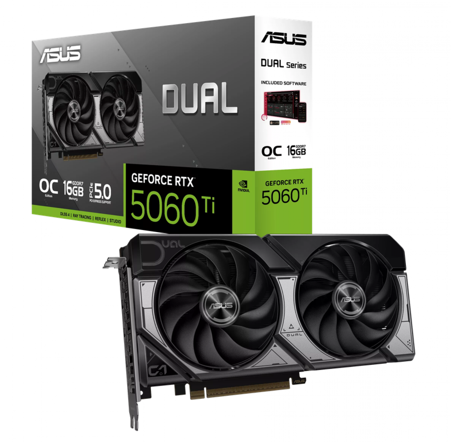PLACA DE VIDEO ASUS DUAL RTX 5060TI 16GB EVO OC