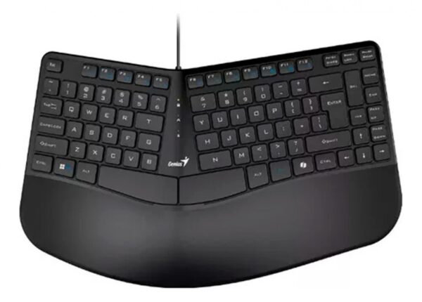 Teclado Curvo Ergonomico Genius Ergo Kb-700 Black Usb