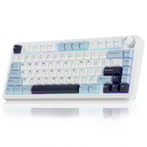 TECLADO AULA F75 WIRED BLANCO 3225 - https://compumar.com