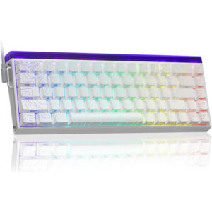 TECLADO AULA HERO 68 HE WHITE SIDERPRINT 4173 - https://compumar.com