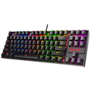 TECLADO REDRAGON K552 KUMARA NEGRO RGB - https://compumar.com